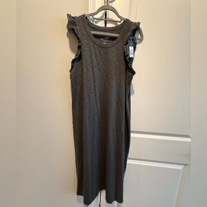 Universal Thread Charcoal Ruffle Sleeve dress